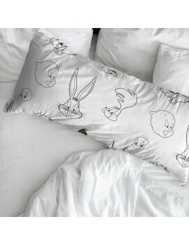 Funda de almohada Looney Tunes Multicolor 175 Hilos 30 x 50 cm