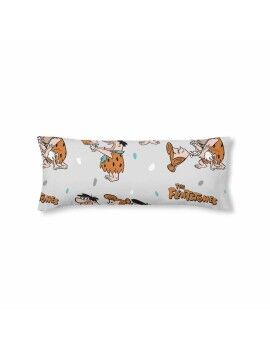 Funda de almohada The Flinstones Gris Multicolor 175 Hilos 45 x 110 cm