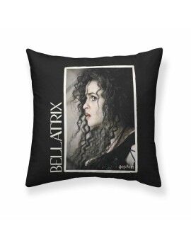 Capa de travesseiro Harry Potter Bellatrix Preto Multicolor 50 x 50 cm