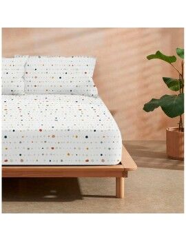 Sábana Bajera Ajustable Decolores Sahara Multicolor Cama de 90