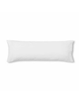 Funda de almohada Decolores Liso Blanco 175 Hilos 45 x 125 cm