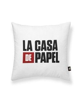 Funda de cojín La casa de papel LCDP A Blanco Multicolor 45 x 45 cm