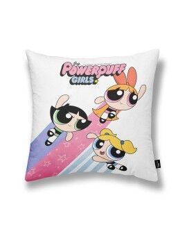 Capa de travesseiro Powerpuff Girls Powerpuff A Branco Multicolor 45 x 45 cm