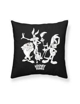 Capa de travesseiro Looney Tunes Looney B&w A Preto Multicolor 45 x 45 cm