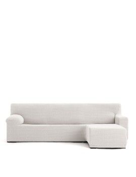 Capa para chaise longue de braço curto direito Eysa JAZ Branco 120 x 120 x 360 cm