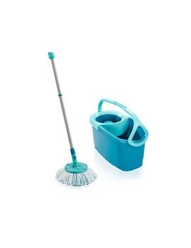 Balde de Limpeza Leifheit Clean Twist Disc Mop Azul Turquesa 2 g