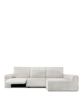 Capa para chaise longue de braço comprido direito Eysa JAZ Branco 180 x 120 x 360 cm