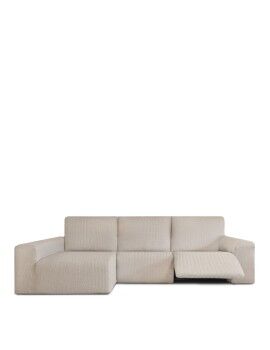 Capa para chaise longue de braço comprido esquerdo Eysa JAZ Bege 180 x 120 x 360 cm