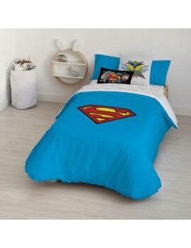 Funda Nórdica Superman Superman Multicolor 175 Hilos 140 x 200 cm