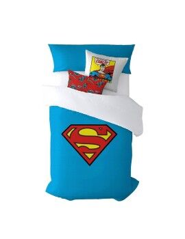 Funda Nórdica Superman Superman Multicolor 175 Hilos 180 x 220 cm