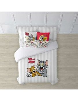 Capa nórdica Tom & Jerry Tom & Jerry Basic Multicolor 175 Fios 155 x 220 cm