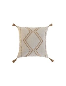 Almofada Home ESPRIT Bege Boho 45 x 5 x 45 cm