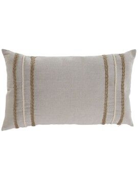 Almofada Home ESPRIT Bege Boho 50 x 30 cm