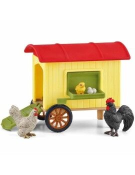 Set de juguetes Schleich Mobile Chicken Coop Plástico