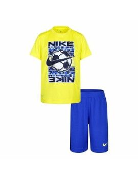 Conjunto Deportivo para Niños Nike Amarillo Azul 2 Piezas