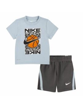 Conjunto Deportivo para Niños Nike Df Icon Gris Multicolor 2 Piezas