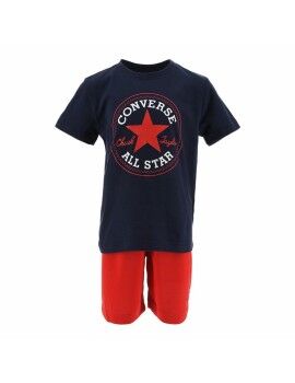 Conjunto Deportivo para Niños Converse Azul Rojo Multicolor 2 Piezas