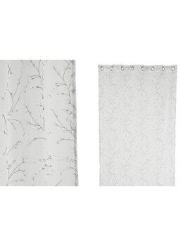 Cortina Home ESPRIT Blanco Romántico 140 x 260 cm