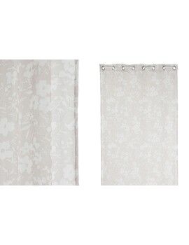 Cortina Home ESPRIT Beige Romántico 140 x 260 cm