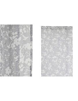 Cortina Home ESPRIT Gris Romántico 140 x 260 cm