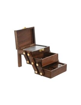 Juegos Home ESPRIT Madera 13 x 10 x 10 cm