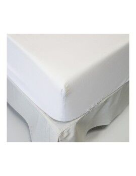 Lençol de baixo Naturals Branco Solteiro (105 x 190/200 cm)