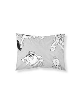 Capa de almofada Looney Tunes Branco Preto Multicolor 175 Fios 50x80cm 50 x 80 cm 100 % algodão