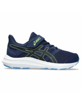 Sapatilhas de Running Infantis Asics Jolt 4 Ps Azul Preto