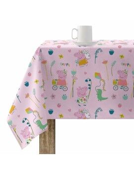 Mantel resinado antimanchas Peppa Pig Free Time 1 Multicolor 150 x 150 cm