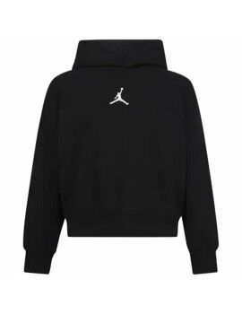 Sudadera con Capucha Niña Jordan Icon Play Blanco Negro