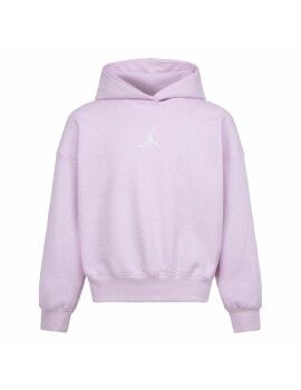 Sudadera con Capucha Niña Jordan Icon Play Blanco Lavanda