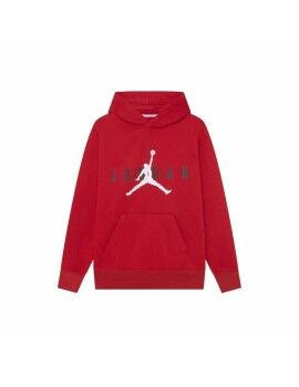 Polar com Capuz Criança Jordan Jumpman Branco Vermelho