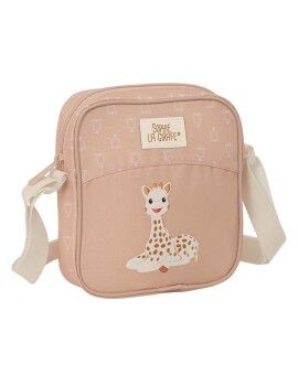 Bolso Bandolera Sophie la Girafe Beige 16 x 18 x 4 cm