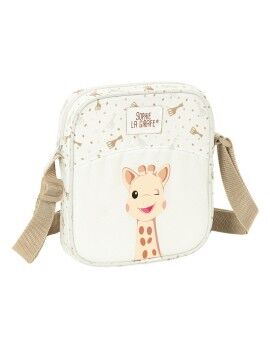 Bolso Bandolera Sophie la Girafe Beige 16 x 18 x 4 cm