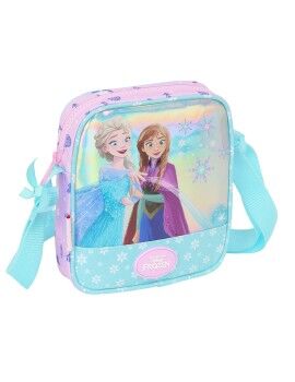 Bolso Bandolera Frozen Cool days Violeta Azul cielo 16 x 18 x 4 cm