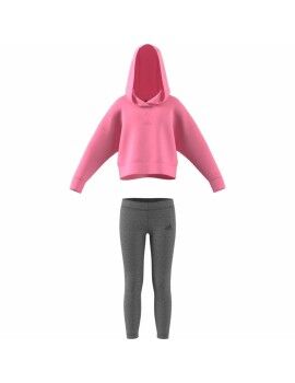 Conjunto Deportivo para Niños Adidas Fleece Rosa claro