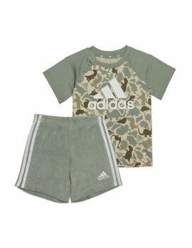 Conjunto Deportivo para Bebé Adidas Multicolor Camuflaje Dinosaurios