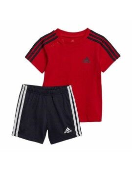 Conjunto Deportivo para Niños Adidas 3 Stripes Rojo