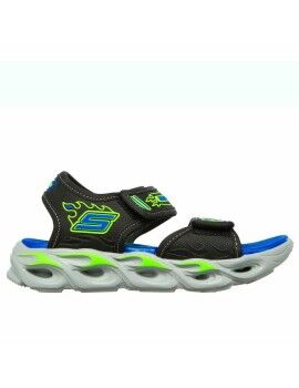 Sandalias Infantiles Skechers Lights Thermo-Splash Negro