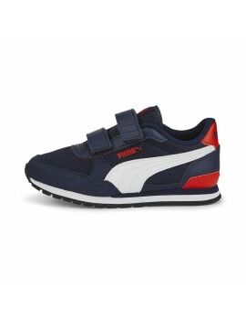 Sapatilhas de Running Infantis Puma ST Runner V3 Azul Marinho