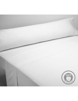 Sábana Encimera Hosteline IRIS Blanco Cama de 150