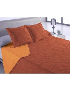 Colcha Hosteline VEGAS Naranja Cama de 105 (2 Piezas)