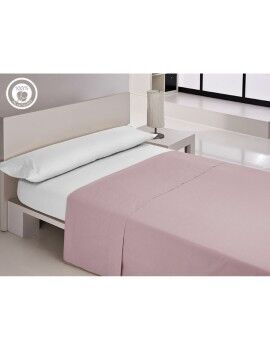 Sábana Encimera Happy Home LISOS COTTON Malva Cama de 90 Cama de 90/100