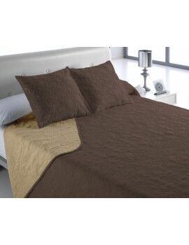 Colcha Hosteline VEGAS Marrón Cama de 105 (2 Piezas)