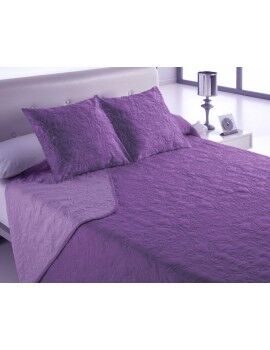 Colcha Hosteline VEGAS Malva Cama de 180 (3 Piezas)