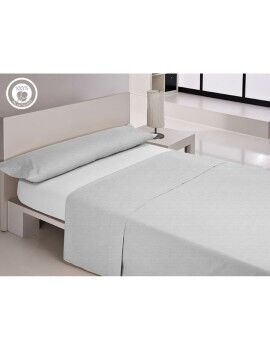 Sábana Bajera Ajustable Happy Home LISOS COTTON Blanco Cama de 90