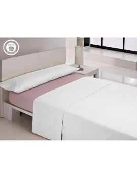 Sábana Bajera Ajustable Happy Home LISOS COTTON Fucsia Cama de 90