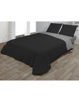 Juego de funda nórdica Hosteline VEGAS Negro Cama de 150 3 Piezas