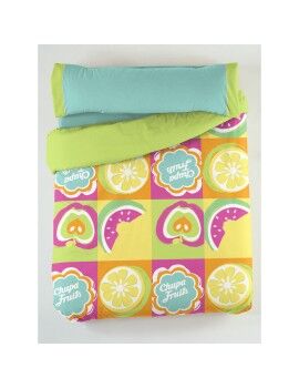 Conjunto de capa de edredom Hosteline FRUITS FLOR Multicolor Solteiro 3 Peças