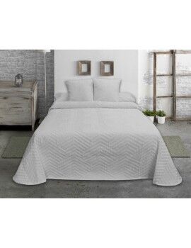 Colcha Hosteline ESPIGA Gris Perla Cama de 135 (1 Pieza)